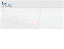 Tablet Screenshot of datatobiz.com